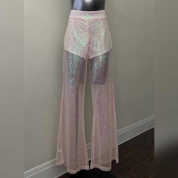 NWT Sequin High Waist Pants - Picture 6 of 11